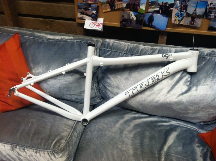 White Trek 69er frame